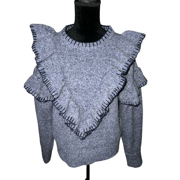 En Saison Women M Eclectic Grandma Cottagecore Granny Grunge Shabby Chic Ruffle - Picture 5 of 10